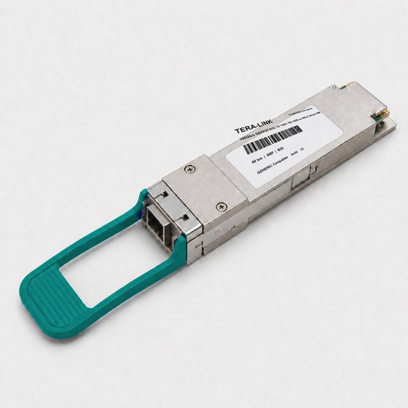 Tera-Link 100G QSFP28 BiDi TX 1304 / RX 1309 nm 40 km
