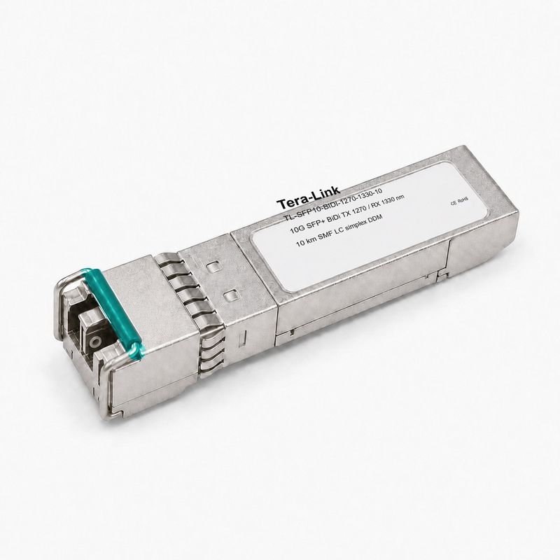 Tera-Link 10G SFP+ BiDi TX 1270 / RX 1330 nm 10 km